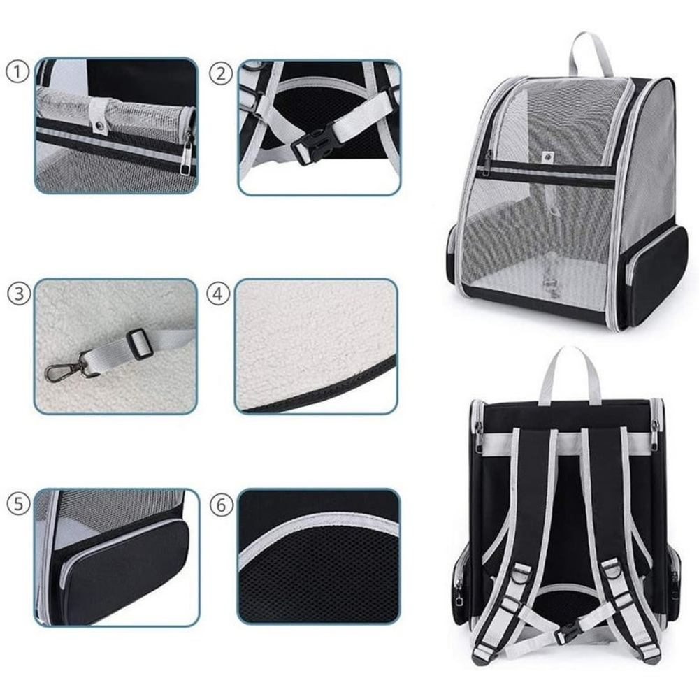 NWOT Black Pet Carrier - Picture 7 of 16